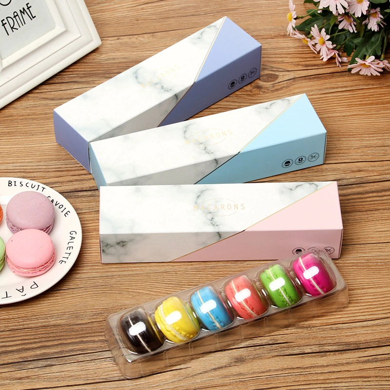 Custom Made Small Sweet Cupcake Paper Macaroon Pastry Box Package