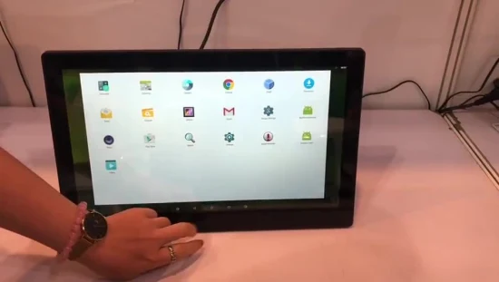 Wandmontierter 15,6-Zoll-kapazitiver Touchscreen Rk3288 RJ45 Mini-USB-Android-Tablet-Werbeausrüstung